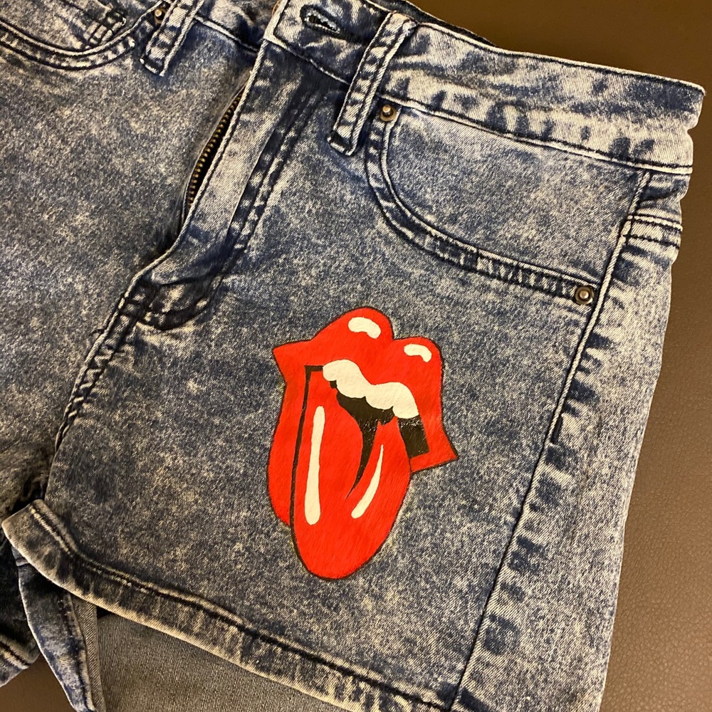 Hand painted shorts!